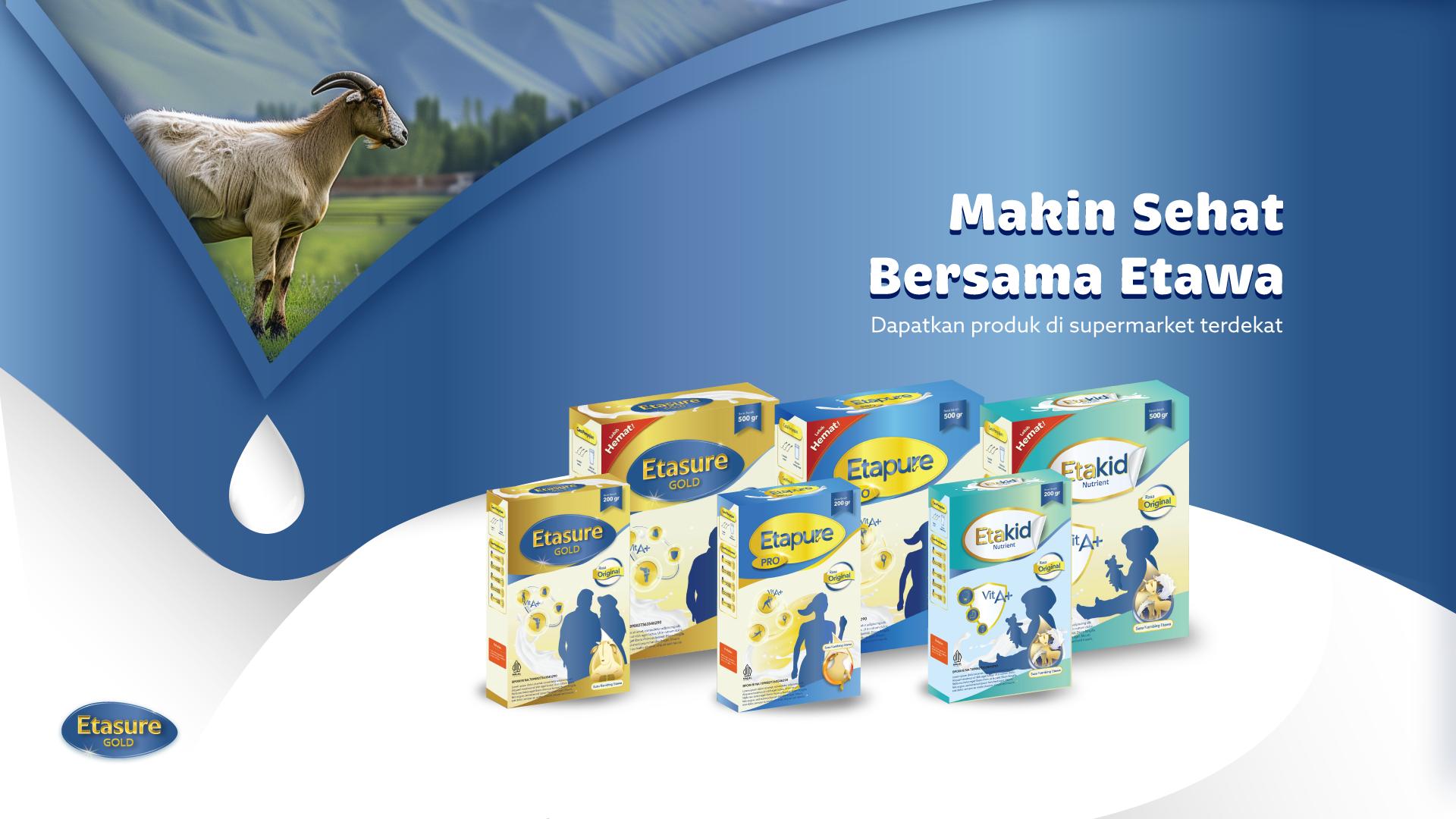 Etasure Gold susu kambing Etawa premium